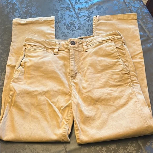 American Eagle Outfitters Beige/Mustard pants 29x30 - Picture 1 of 8